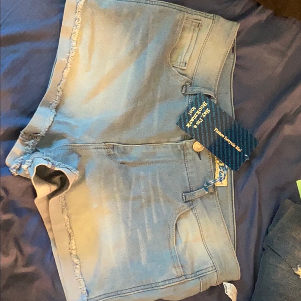 Denim shorts
